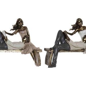 Figura resina 23x12x18 pareja 2 surt.