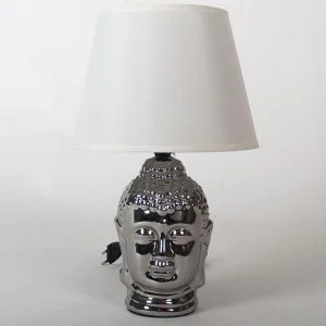 Lámpara de mesa "Buddha" Plata Cromado